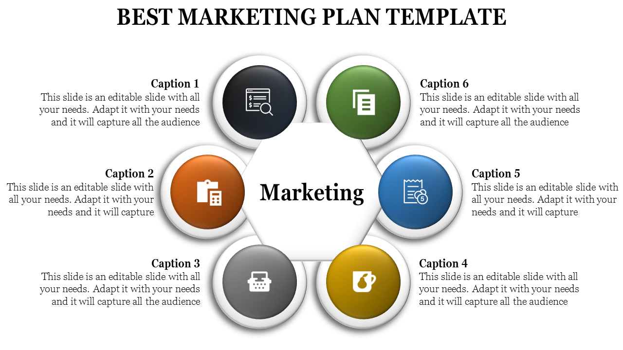 Free - Best Marketing Plan PowerPoint Template & Google Slides